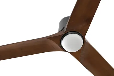 Produktbild von HEYWOOD TUB L Schwarzer Deckenventilator mit Licht 33839-1TW