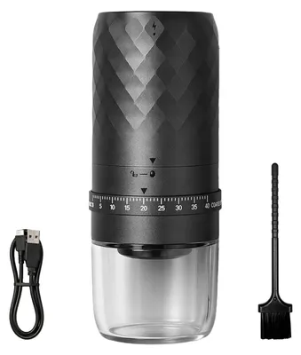 Elektrische Kaffeemühle, USB-C, 40 Mahlgrade, wiederaufladbar