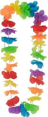 Produktbild von Blumenkette 90 cm farbig "Hawaii"