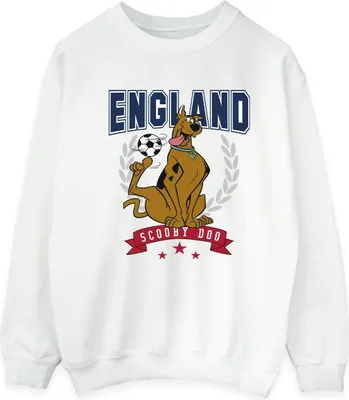Produktbild von Scooby Doo - "England Football" Sweatshirt für Herren BI44171 (5XL) (Weiß)