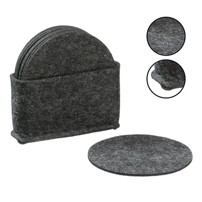 Produktbild von Untersetzer aus Filz rund Ø 10cm, 8er Set