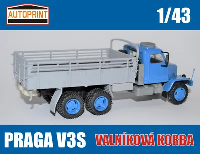 Obrázok produktu pre Prestavbová sada PRAGA V3S Valiaci sa nákladiak AUTOPRINT 1:43
