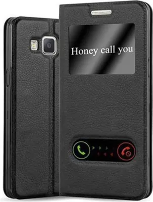 Zdjęcie produktu dla Etui ochronne Cadorabo do Samsung Galaxy A3 2015 w kolorze czarnym etui na telefon komórkowy etui na książkę