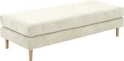 Produktbild von Max Winzer Hocker Florian - Cordstoff creme - Maße: 160 x 71 x 45 cm