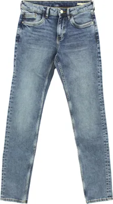 Produktbild von 33038 Esprit, Medium Rise Slim,  Damen Jeans, Stretchdenim, blue used, W 26 L 30