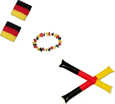 Produktbild von Deutschland Fan-Set 5-tlg. Fußball Set 9