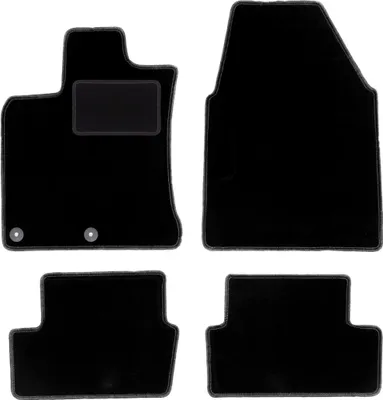 Produktbild von Schwarze Veloursmatten für: Nissan Qashqai I J10 Crossover (2006-2013)