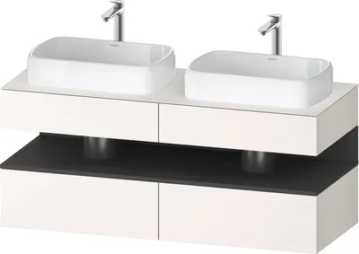 Produktbild von DURAVIT QA4767049840000 QTG KWTU WH Ek. 1400x550x600 Wß Smt H