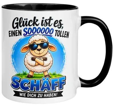 Produktbild von Tasse Chef – „Glück ist es einen Schäff wie dich zu haben“ – Geschenk Bester Chef