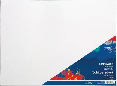 Produktbild von 6 Leinwände bespannte Keilrahmen Leinwand 30x40cm