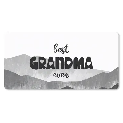Produktbild von MuchoWow® Mauspad Mousepad Oma - Muttertag - Oma Geschenk - schwarz und weiß 60x30 cm - Mousepads - Maus Mat - Pad - Mausunterlage - Nachhaltig