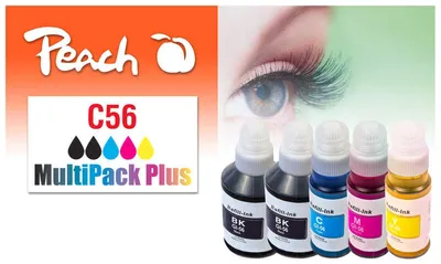 Produktbild von Peach Patrone Canon GI-56 MultiPack Plus remanufactured