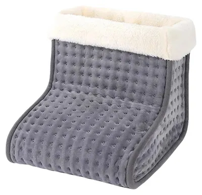 Image de Chauffe-pieds électrique, 6 niveaux de température réglables, protection contre la surchauffe, Grauer Himmel FW48-1