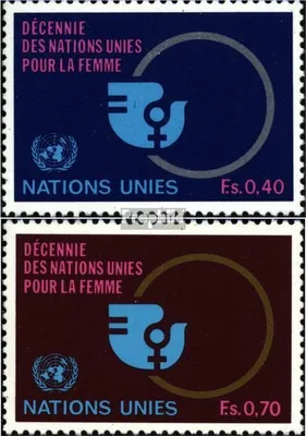 Produktbild von Briefmarken UNO - Genf 1980 Mi 89-90 (kompl.Ausg.) gestempelt Frauendekade