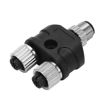 Zdjęcie produktu dla adapter rozrusznika NMEA 2000, adapter trójnika rozrusznika NMEA 2000, wtyczka trójnika rozrusznika NMEA 2000, wtyczka Y trójnika rozrusznika NMEA 2000, wtyczka Y trójnika M12, adapter trójnika M12
