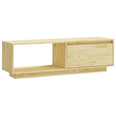 Produktbild von TV-Schrank 110x30x33,5 cm Massivholz Kiefer