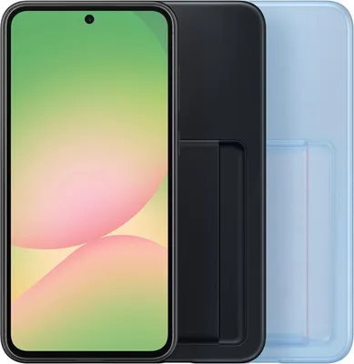 Produktbild von Samsung Galaxy A56 5G Schwarze Rückseite und Kartenhalter Handyhülle