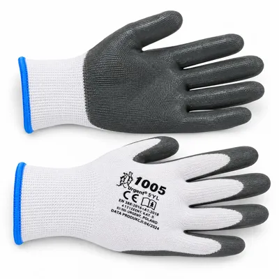 Produktbild von 12 Paar Arbeitshandschuhe 1005 Sicherheitshaschuhe Montagehandschuhe Nitril (1005-12_8)