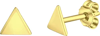 Produktbild von V Ohrstecker 925/- Sterling Silber 0,6cm gelb 371220425V