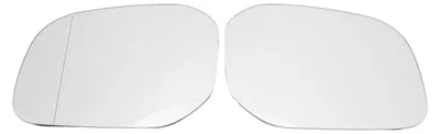 Image de 1 paire de verres de rétroviseur chauffants, référence 2K5857521, anti-buée, pour rétroviseur gauche et droit, compatibles avec les modèles Caddy restylés de 2015 à 2020