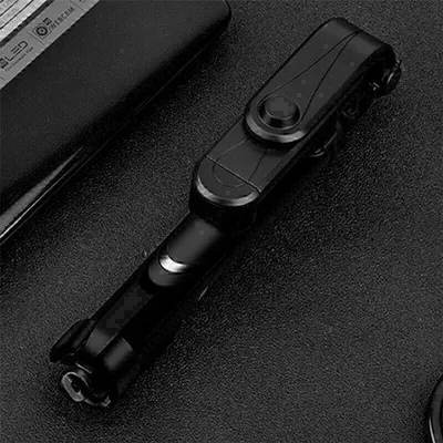 Image de Trépied photo Bluetooth avec télécommande pour smartphone - Noir