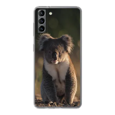 Produktbild von MuchoWow® Handyhülle Schutzhülle Hülle für Samsung Galaxy S21 Plus Koala - Sonne - Tier - Kinder - Jungen - Mädchen Silikon Softcase Handy Hülle - Handy-Tasche