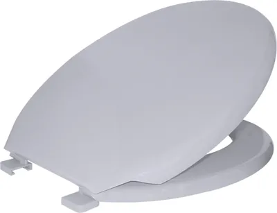 Produktbild von SEPIO Toilettendeckel, Oval Weiß, Antibakterieller WC-Sitz mit Einfache Montage und Reinigung