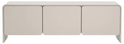 Immagine prodotto di Homebook Mollaro – Mobile TV a basso profilo con 3 ante, 156 cm, color grigio cachemire