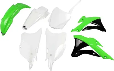 Zdjęcie produktu dla Ufo Kawasaki Kx 85 I 17/14 16 Kakit222@999 Zestaw plastikowy Biały  Biały Jeden rozmiar