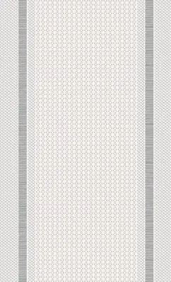 Produktbild von Grau Teppich Kurzflor Bordüre Klassisch Weich Einfarbig Wohnzimmer Flur