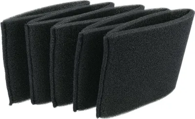 Produktbild von vhbw 5x Staubsaugerfilter kompatibel mit Einhell Staubsauger - Schaumstofffilter Schwarz