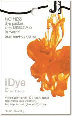 Produktbild von Jacquard Jacquard iDye Natural 14 gr Orange