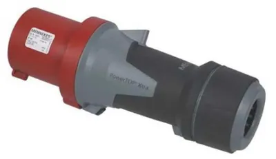 Produktbild von MENNEKES 13112, 5P, 6 h, Schwarz, Grau, Rot, IP44, 400 V, 63 A