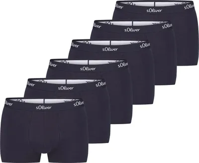 Produktbild von s.Oliver 6er Pack Basic Retro Short / Pant Hipster aus elastischem Jersey, Hoher Tragekomfort, Bund mit Logo-Schriftzug