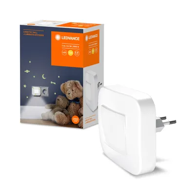 Immagine prodotto di LEDVANCE Luce notturna a LED LUNETTA Hall 3000K + Adesivi luminosi Bianco caldo 4058075730120