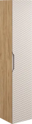 Zdjęcie produktu dla Szafka Łazienkowa Wysoka 170 Cm Dąb Beż Mdf 1 Drzwi