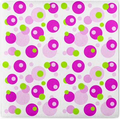 Produktbild von Sovie HOME Serviette Bubbles in Pink-Grün aus Linclass® Airlaid 40 x 40 cm, 12 Stück