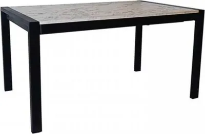 Productafbeelding van Keukentafel, eettafel, eetkamertafel, tafel, uitschuifbaar, marmerlook