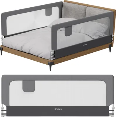 Produktbild von TULANO Cover 30 | Bettgitter 200 cm Kinderbettgitter | Klappbar