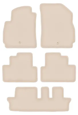 Immagine prodotto di Tappetini in moquette per CHevrolet Orlando I 2011-2015 (7 posti) – set 4 pezzi, beige, su misura – Wielganizator FORTUNA