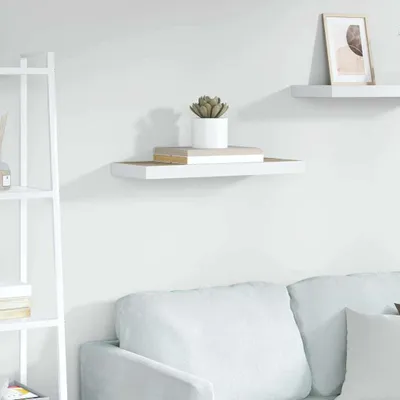 Immagine prodotto di vidaXL Scaffale galleggiante effetto rovere e bianco 60x23,5x3,8 cm MDF