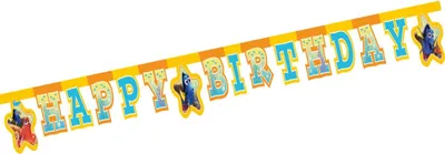 Produktbild von Procos 866542 - Findet Dorie / Nemo - Happy Birthday Letter Banner
