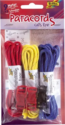Produktbild von Folia 83301 Bastelset Paracord "Cats Eye"