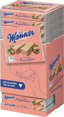 Produktbild von Manner Neapolitaner 12er Box Thekenaufsteller - 900g