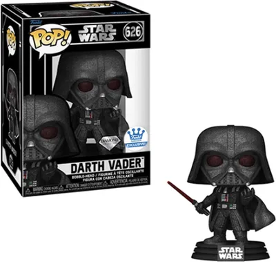 Produktbild von Funko Pop! Star Wars - Darth Vader Diamond Glitter Hollywood  LE Exclusive