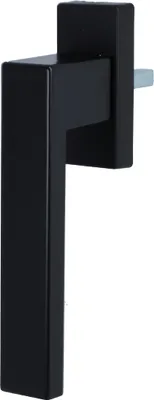 Produktbild von Design Fenstergriff Rasterolive Schwarz Aluminium Fensterbeschlag 7x35mm Vierkant pulverbeschichtet