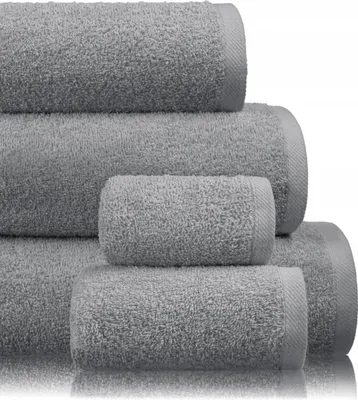 Zdjęcie produktu dla Ręcznik SPA 50x100 cm Szary 450 GSM - Wysokiej Jakości Ręcznik Hotelowy