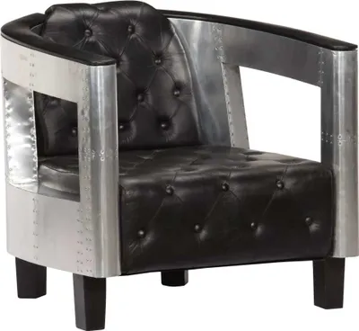 Zdjęcie produktu dla VidaXL 247795, Skóra, Czarny, 730 mm, 670 mm, 690 mm