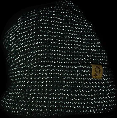 Produktbild von Origin Outdoors Beanie 'Reflective' schwarz mit Bommel