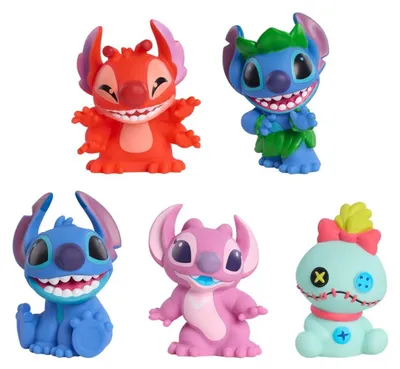 Immagine prodotto di Set Disney Stitch con 5 personaggi da bagno